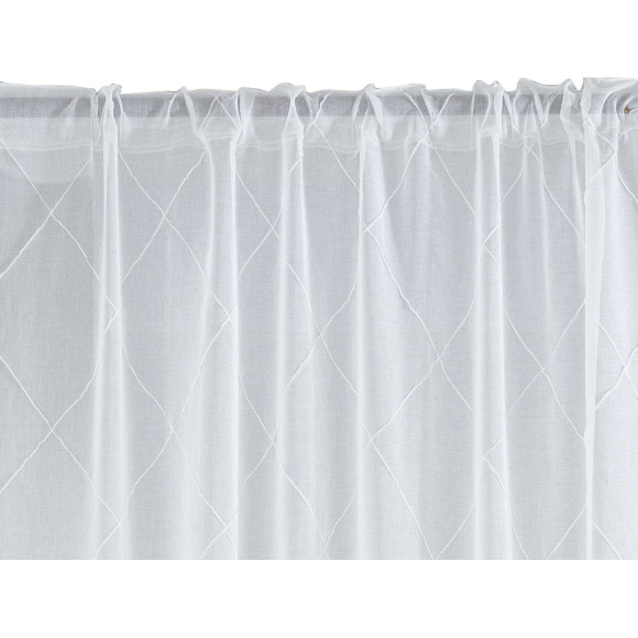  Firana z taśmą CLASSY CHIC 135x270 biały